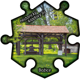 Magnetka č. 1159 Božice – Historický kládový lis