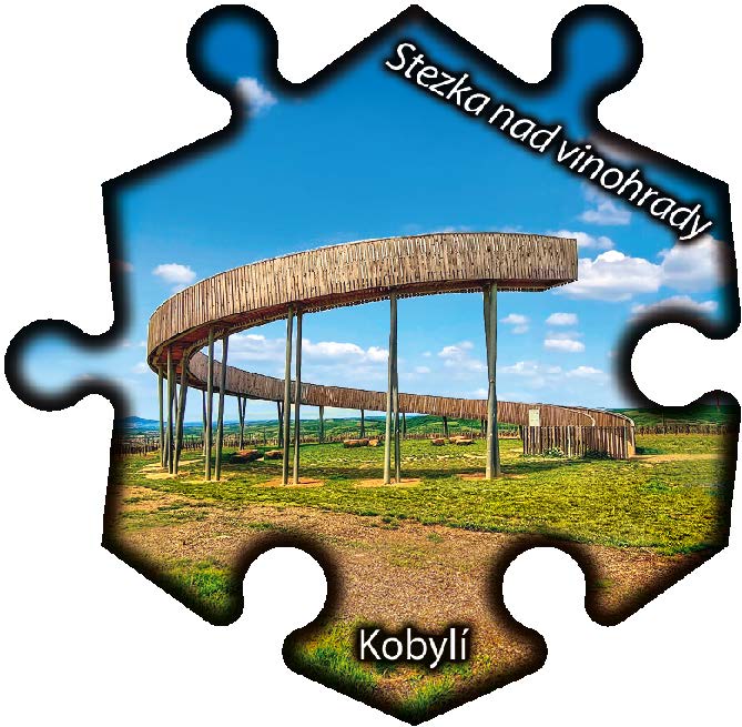 Magnetka č. 1196 Kobylí - Stezka nad vinohrady