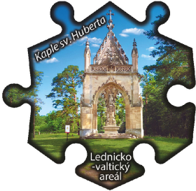 Magnetka č. 1226 Lednicko-valtický areál - Kaple sv. Huberta