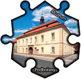 Magnetka č. 1242 Podbořany - Muzeum