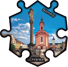 Magnetka č. 1250 Hranice - Náměstí