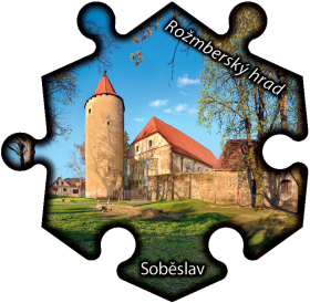 Magnetka č. 1256 Soběslav - Rožmberský hrad