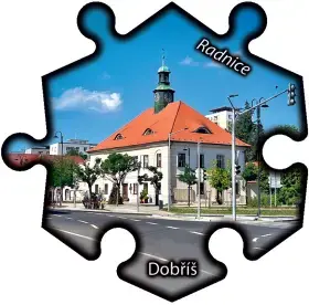 Magnetka č. 1261 Dobříš - Radnice