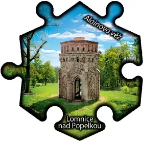 Magnetka č. 1276 Lomnice nad Popelkou – Alainova věž
