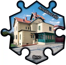 Magnetka č. 1280 Brno – Arnoldova vila