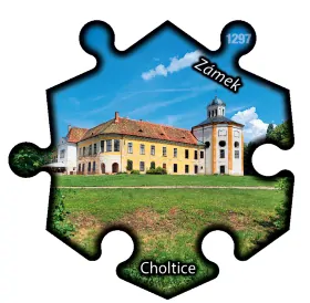 Magnetka č. 1297 Choltice - Zámek