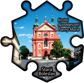 Magnetka č. 1333 Stará Boleslav – Kostel Nanebevzetí Panny Marie