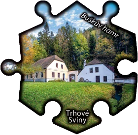 Magnetka č. 1343 Trhové Sviny - Buškův Hamr