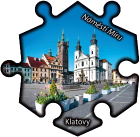 Magnetka č. 1349 Klatovy – Náměstí Míru