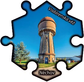 Magnetka č. 1350 Něchov – Vodárenská věž