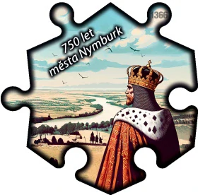 Magnetka č. 1366 Nymburk - 750 let města