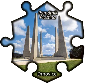 Magnetka č. 1470 Drnovice - Památník Ploština