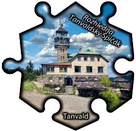 Magnetka č. 1514 Tanvald - Rozhledna Tanvaldský Špičák