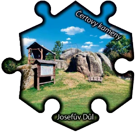 Magnetka č. 1519 Josefův Důl - Čertovy kameny