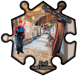 Magnetka č. 1432 Zruč nad Sázavou - Vodácké muzeum
