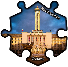 Magnetka č. 883 Ostrava - Nová radnice