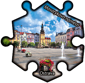 Magnetka č. 885 Ostrava - Masarykovo náměstí
