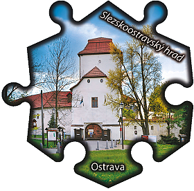 Magnetka č. 886 Ostrava - Slezskoostravský hrad