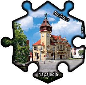 Magnetka č. 898 Napajedla - Radnice