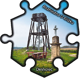 Magnetka č. 956 Drnholec - Rozhledna U Křížku
