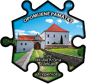 Magnetka č. 954 Křepenice – Tvrz Jakuba Krčína z Jelčan