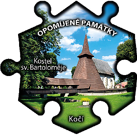Magnetka č. 967 Kočí - Kostel sv. Bartoloměje