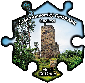 Magnetka č. 970 Gutštejn - Hrad - Česko-bavorský Geopark  