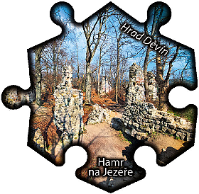 Magnetka č. 979 Hrad Děvín – Hamr na Jezeře