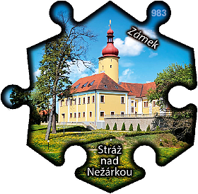 Magnetka č. 983 Stráž nad Nežárkou - Zámek