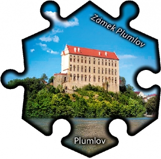 Magnetka č. 953 - Plumlov – Zámek - starší verze