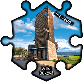 Magnetka č. 1075 Velká Buková – Rozhledna