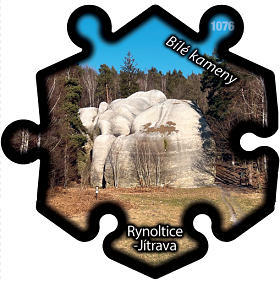Magnetka č. 1076 Rynoltice-Jítrava – Bílé kameny