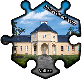 Magnetka č. 1091 Valtice – Zámeček Belveder