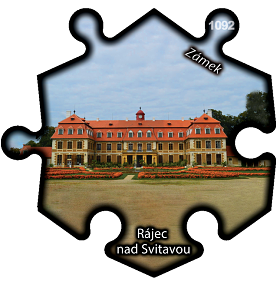 Magnetka č. 1092 Rájec nad Svitavou – Zámek
