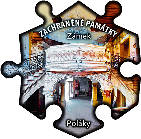 Magnetka č. 1090 Poláky - Zámek