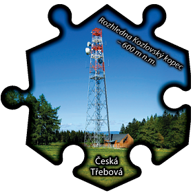 Magnetka č. 1096 Česká Třebová – Rozhledna Kozlovský kopec – 600 m n.m.