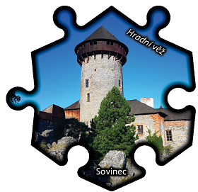 Magnetka č. 1094 Sovinec - Hradní věž