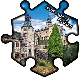 Magnetka č. 1097 Frýdlant - Hrad a zámek