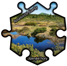 Magnetka č. 1189 Jizerské Hory – Rašeliniště Jizerky