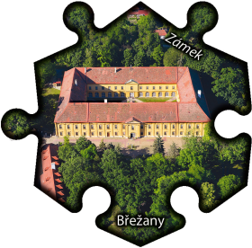 Magnetka č. 1163 Břežany – Zámek