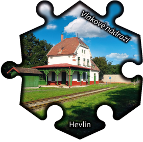 Magnetka č. 1167 Hevlín – Vlakové nádraží
