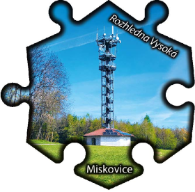 Magnetka č. 1204 Miskovice - Rozhledna Vysoká