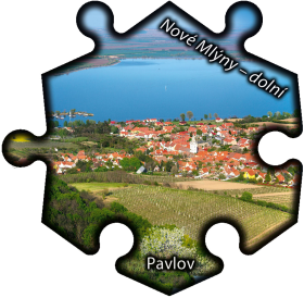 Magnetka č. 1211 Pavlov - Nové Mlýny - dolní