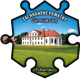 Magnetka č. 1213 Pohansko – Zámeček Lány