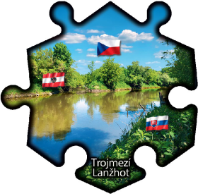 Magnetka č. 1214 Lanžhot - Trojmezí