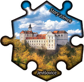 Magnetka č. 1216 Jevišovice - Starý zámek