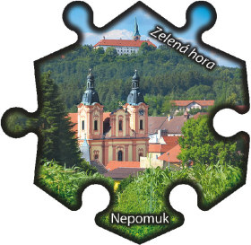 Magnetka č. 1232 Nepomuk – Zelená hora