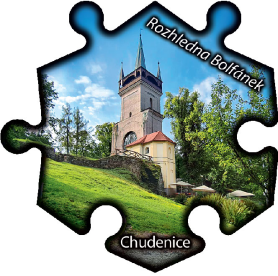 Magnetka č. 1224 Chudenice – Rozhledna Bolfánek