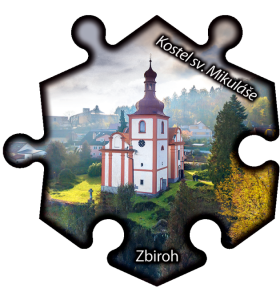 Magnetka č. 1241 Zbiroh – Kostel sv. Mikuláše
