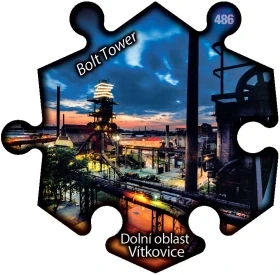 Magnetka č. 486 Dolní oblast Vítkovice – Bolt Tower 